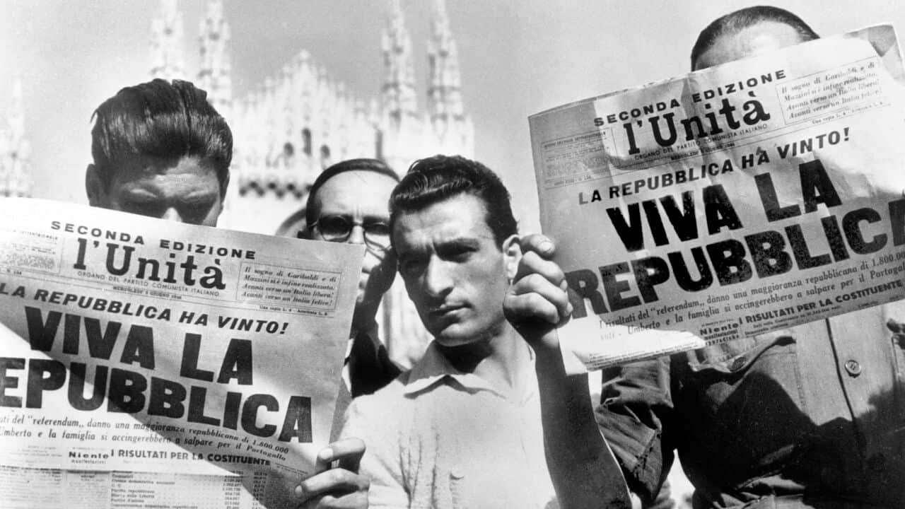Proclamation Of The Italian Republic In 1946