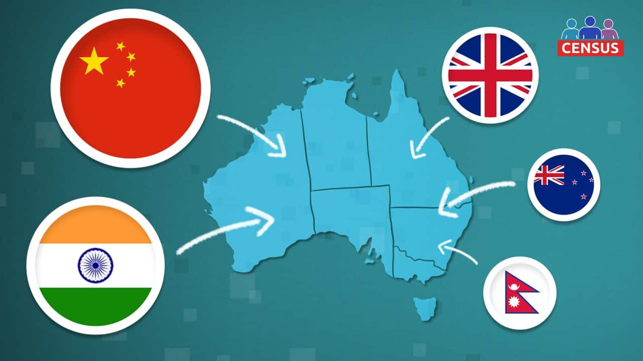 The Census shows Australia has welcomed more than one million people into Australia since 2017. The largest increase in country of birth, outside Australia, was India.