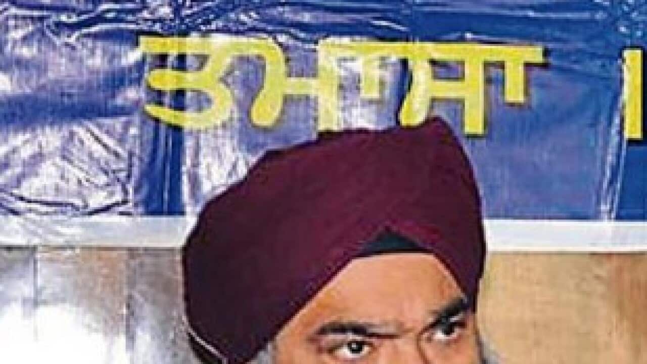 Former chief of Khalsa Diwan Charanjit Singh Chadha (R) with his son Inderpreet Singh. (HT File)