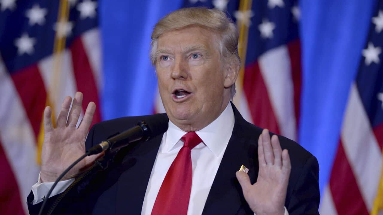 Former US president Donald Trump