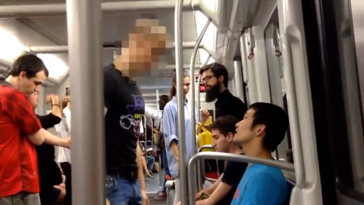 Police detain teen over 'racist' Barcelona metro attack (Screenshot: YouTube)