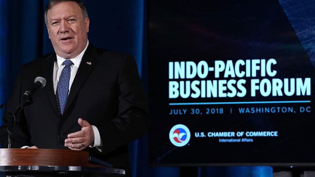 Secretary Of State Mike Pompeo Addresses Indo-Pacific Business Forum