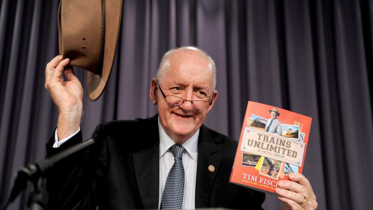 Tim Fischer at the National Press Club in 2012