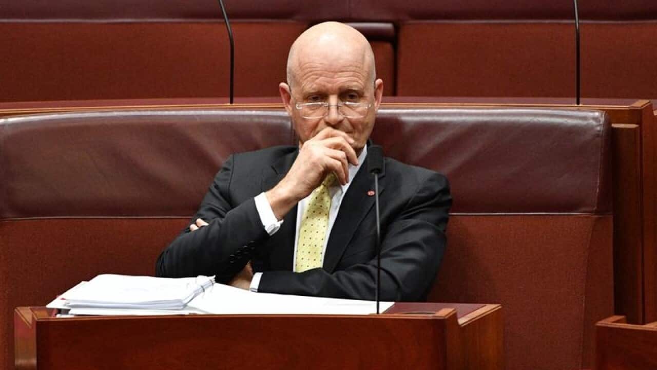 The Liberal Democrats David Leyonhjelm sits in the Senate.
