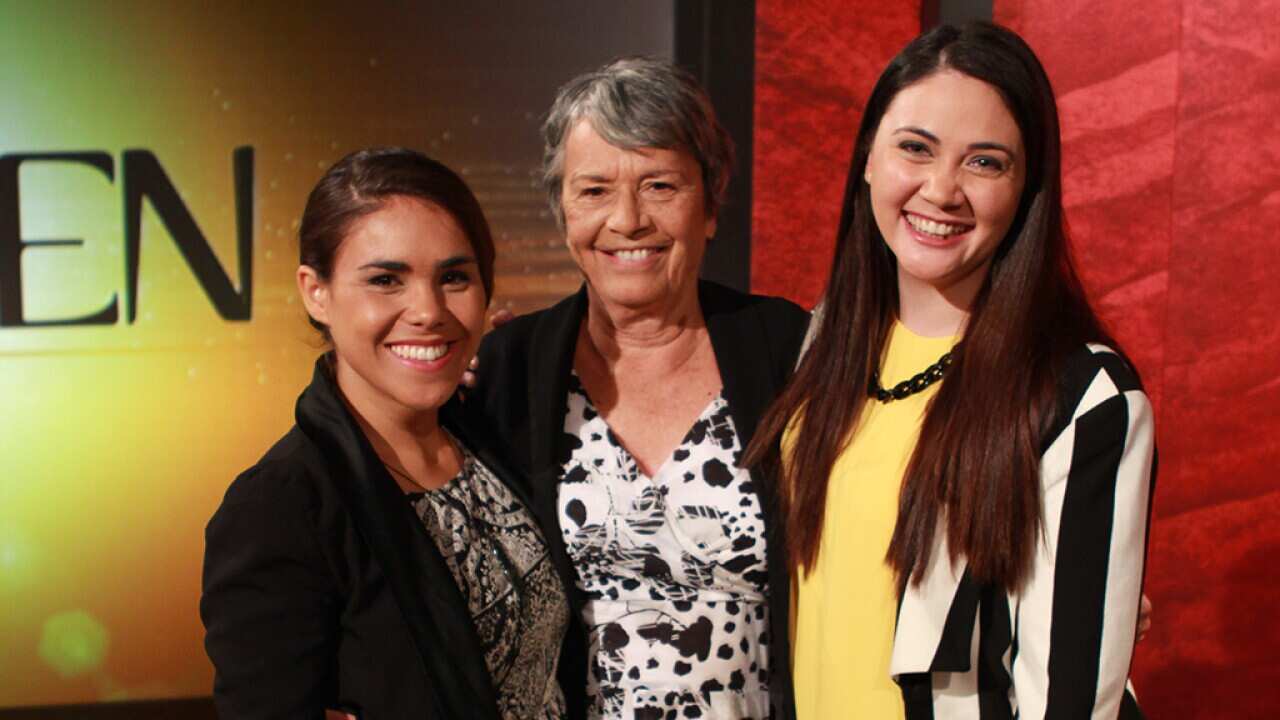 Amelia Telford, Pat O'Shane and Shari Sebbens on NITV's Awaken: Influencers and Game-changers.