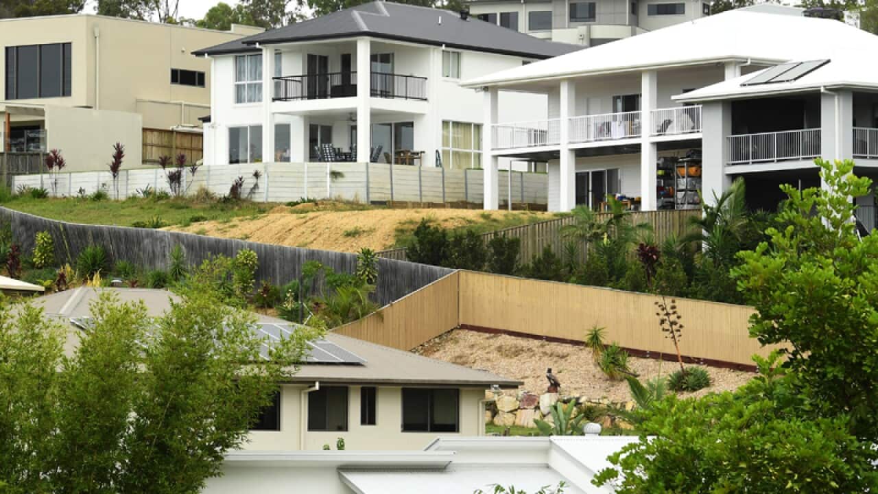 Residential property is seen on the Gold Coast