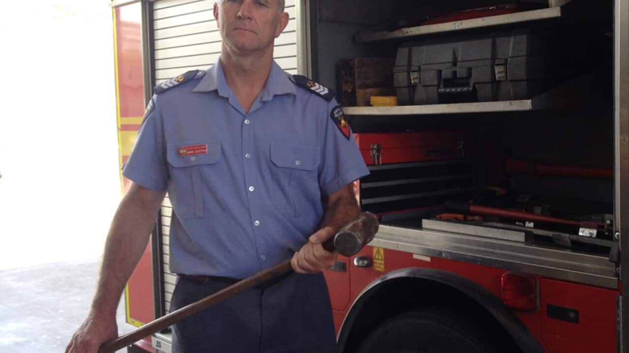 Queensland firefighter Mark Dutton