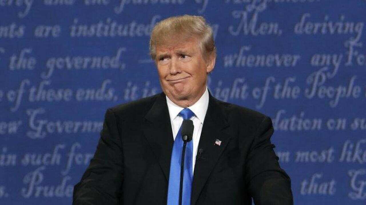 Mgombea wa chama cha Republican Donald Trump katika mdahalo wa pili wa urais