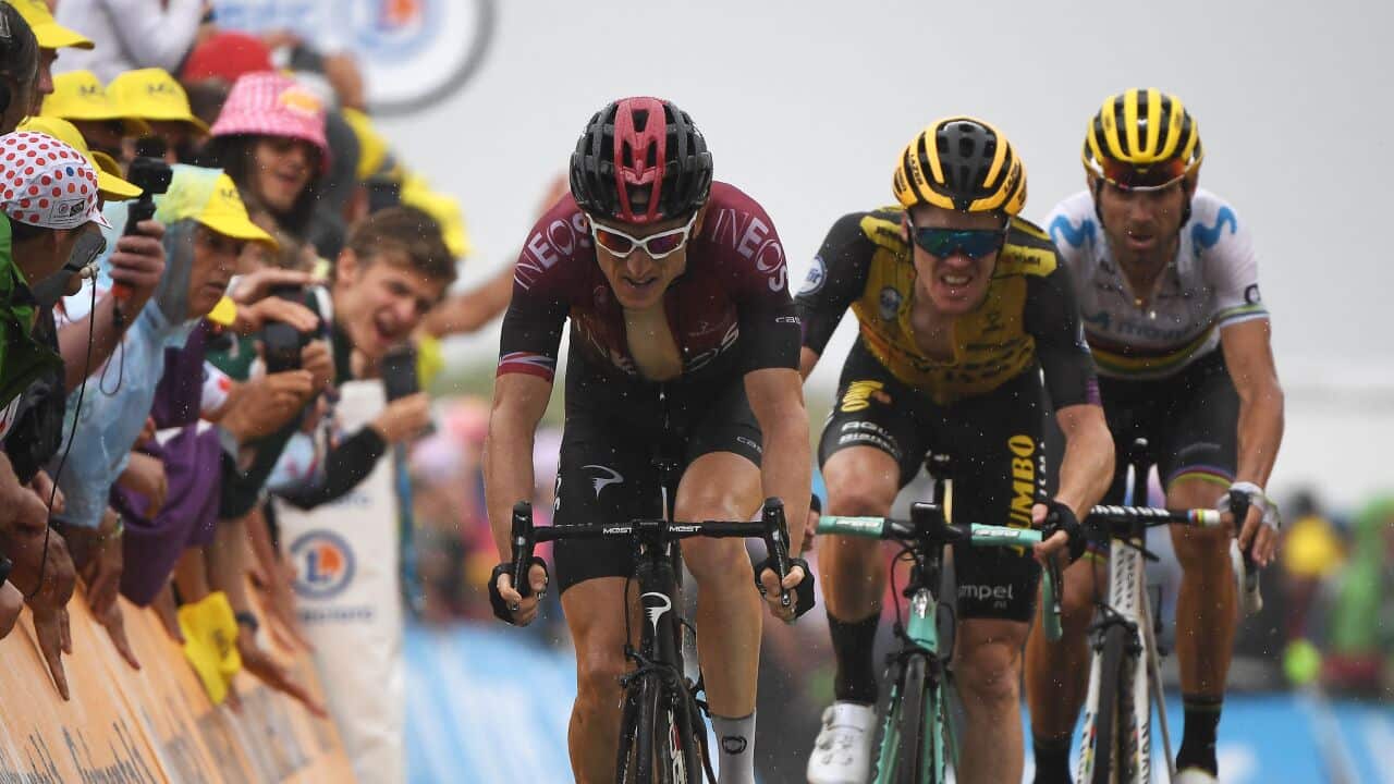 Just 12 seconds separates Geraint Thomas and Steven Kruijswijk going into the final rest day of the 2019 Tour de France (Getty)