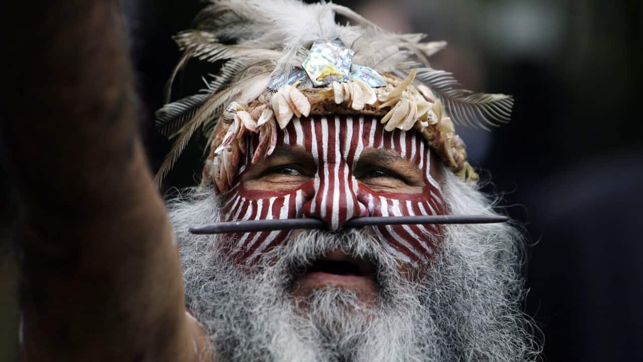 Aboriginal elder man