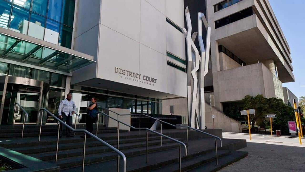 A view of the District Court on Hay Street Perth, Western Australia