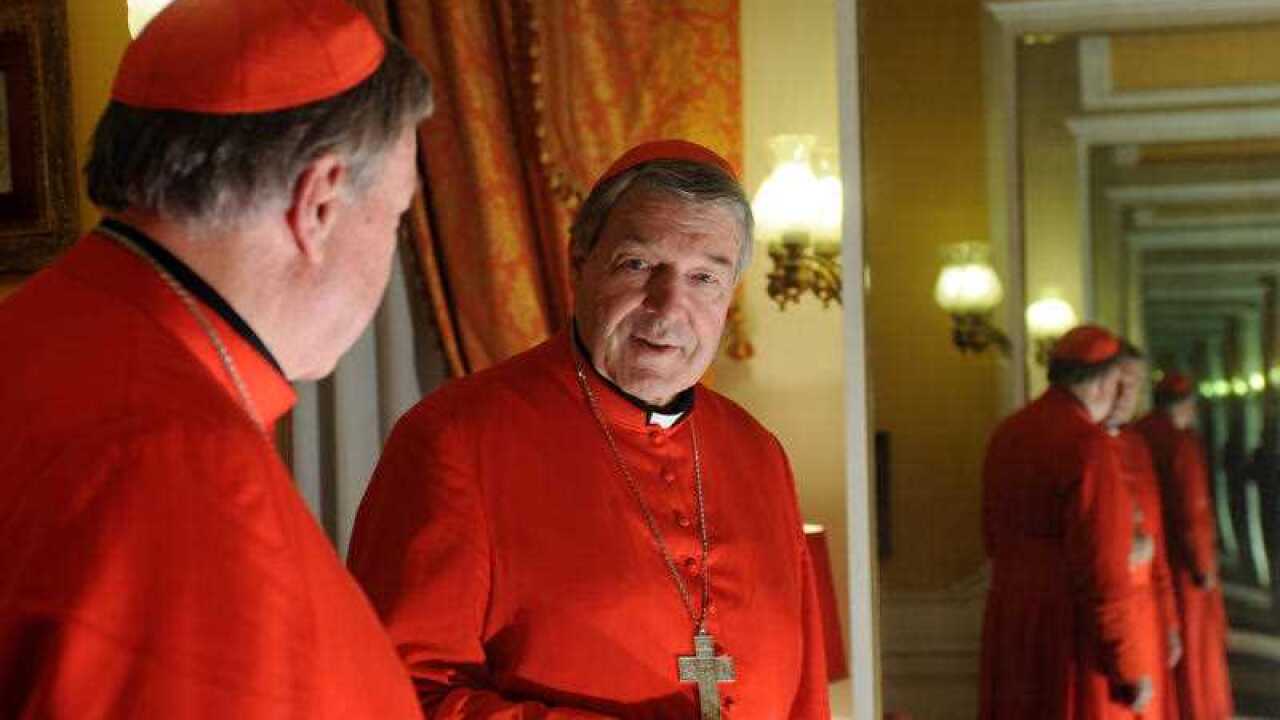 Cardinal George Pell in Rome. The church has been urged to act on the disgraced cleric as soon as possible.