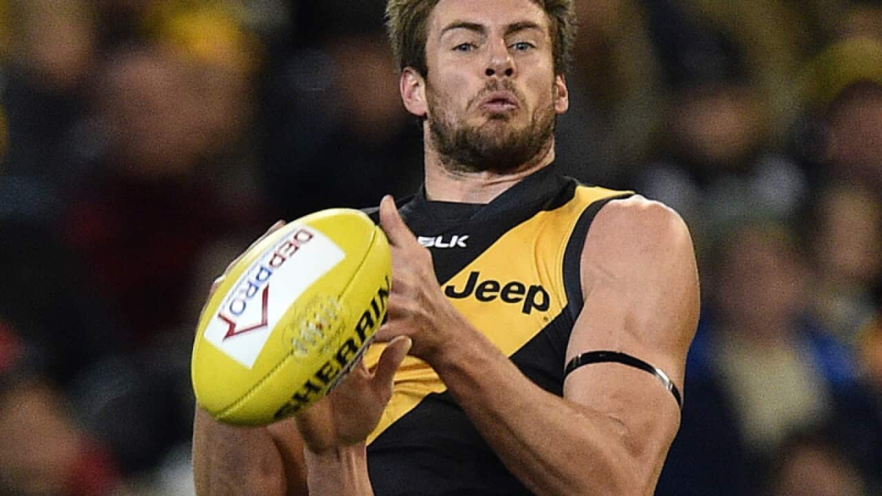 Shaun Hampson of the Tigers