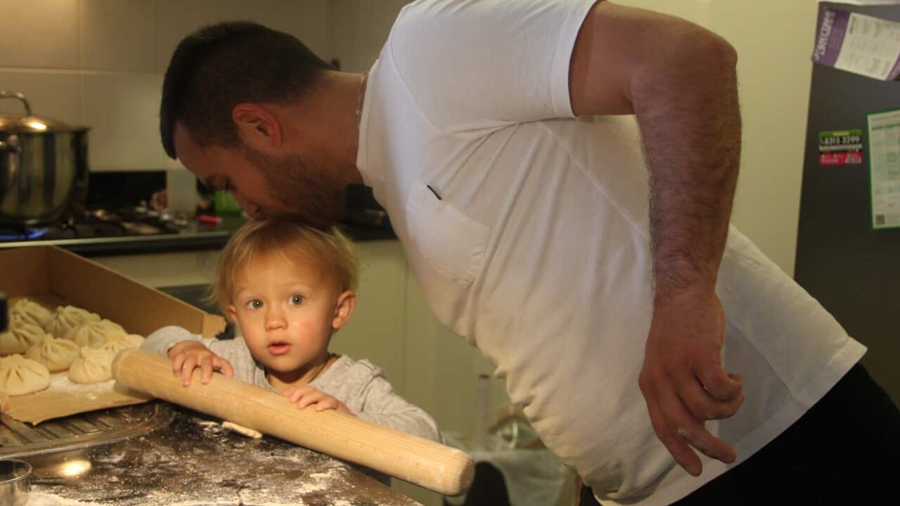 Georgian family cooking