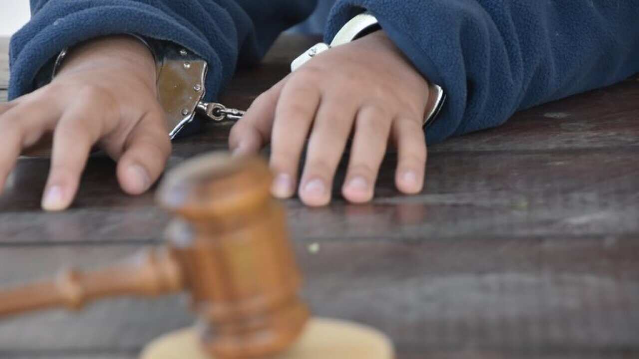 Man in handcuffs