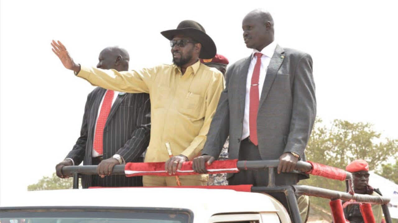President Kiir and Gok State Governor