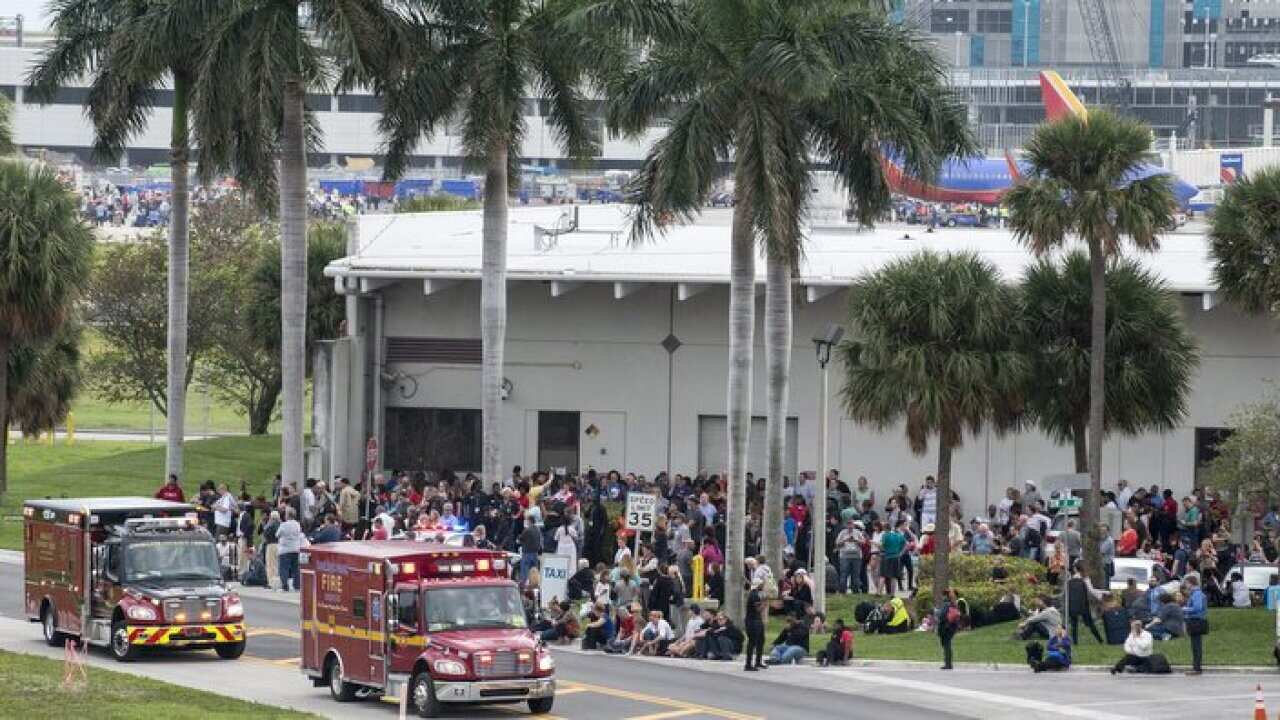 Airport Shooting in Florida - AAP Image/ EPA/GIORGIO VIERA