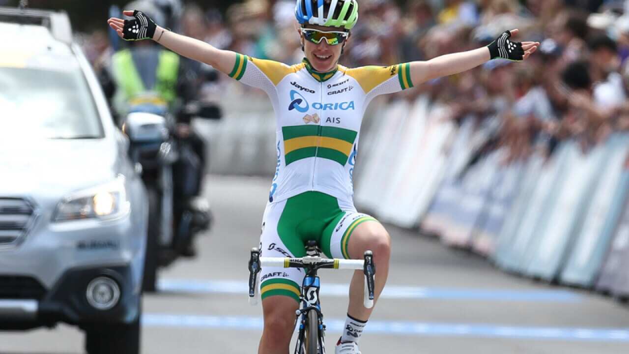 Australian road cycling champion Amanda Spratt