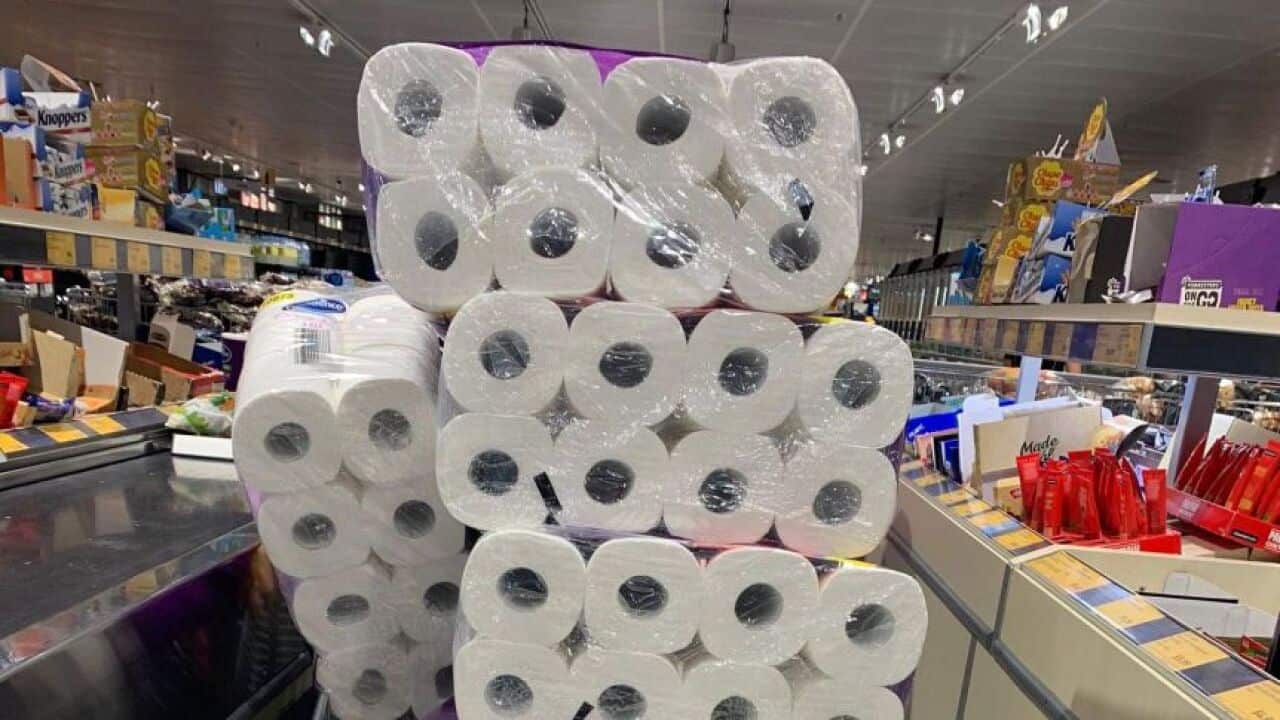 In supermarkets around Australia, people have been rushing to stock up on toilet paper.