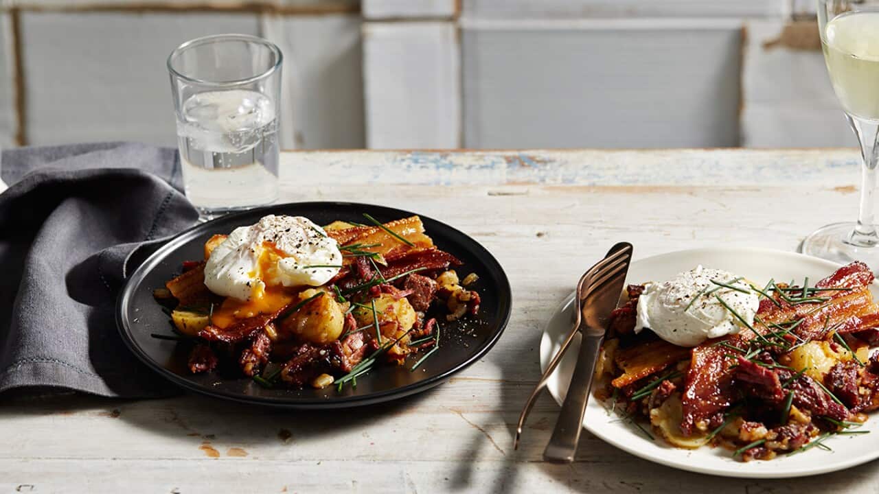 Mr Thomas’s corned beef hash