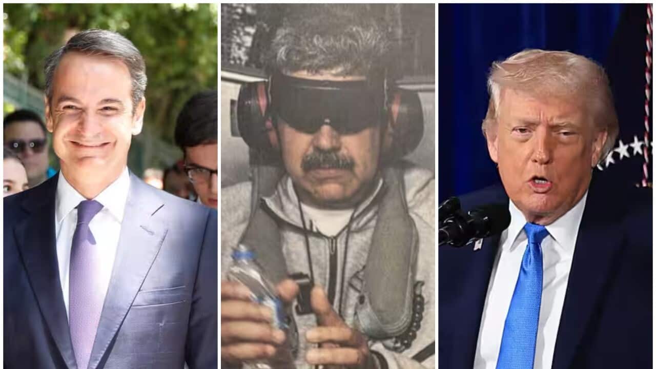 Kyriakos Mitsotakis, Nicolas Maduro, Donald Trump