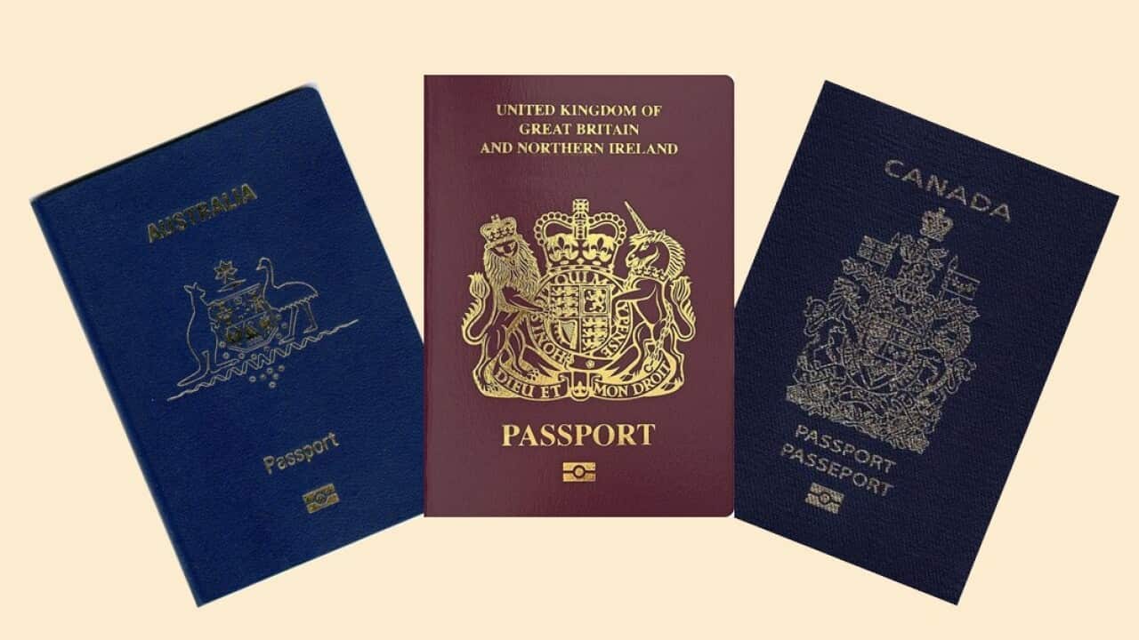 Passport of Australia, British, Canada