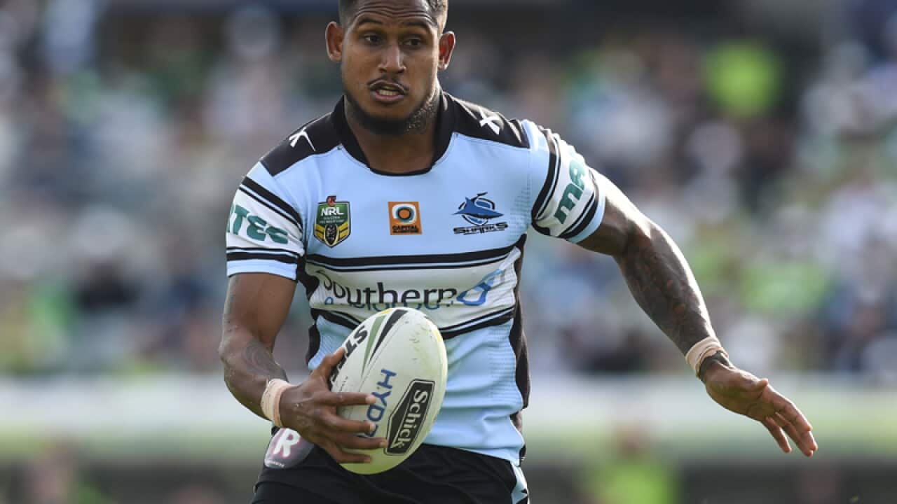 Ben Barba of the Sharks