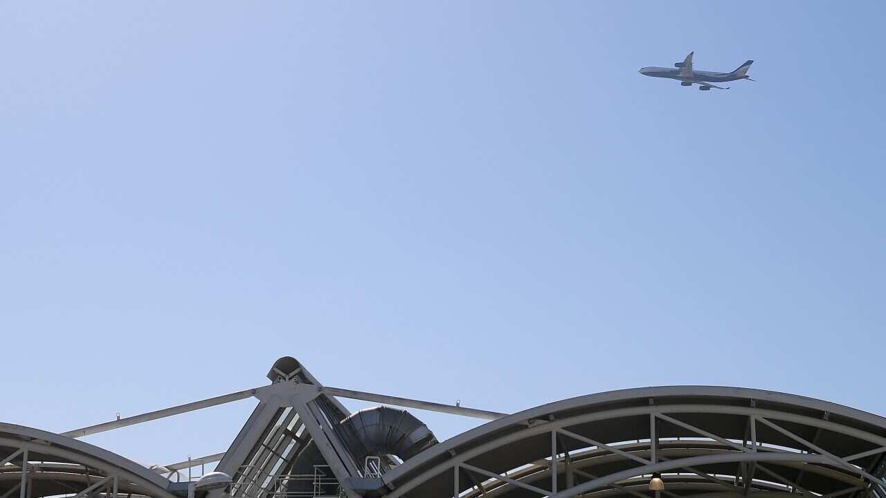 A general view of Sydney International Airport in Sydney, Friday, August 20, 2021