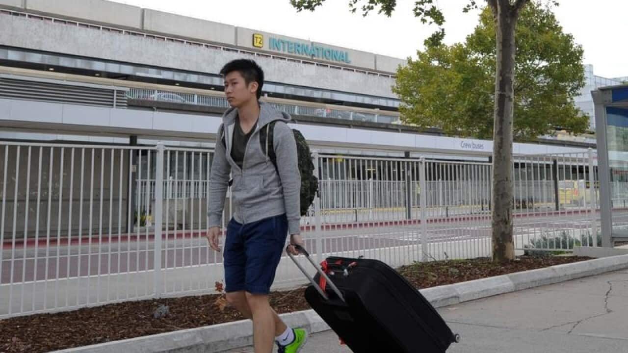 The international terminal at Melbourne Airport
