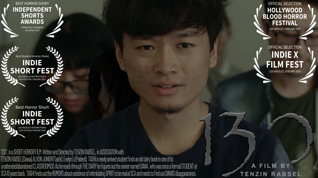 Tenzin Rabsel, a Sydney based film-making student wins multiple awards for his short horror film