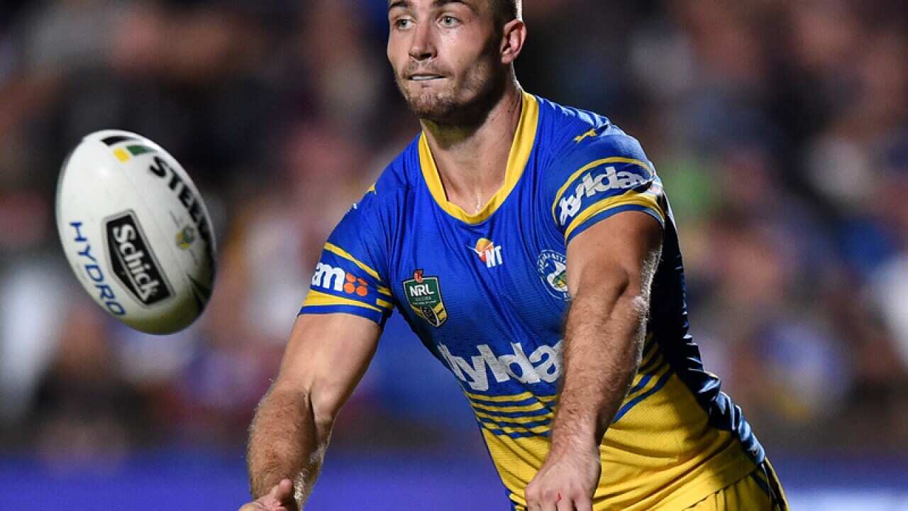 Injured Eels halfback Kieran Foran