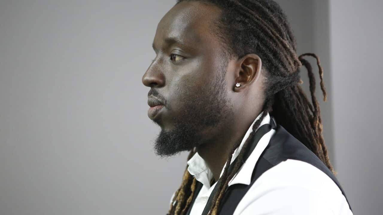 Bw Yves, kiongozi wa vijana katika kongamano la muungano wamakanisa yawa Afrika mjini Sydney, Australia.jpg