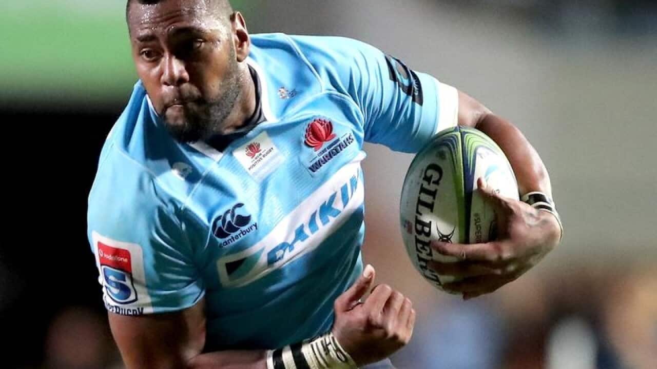 Taqele Naiyaravoro of the NSW Waratahs