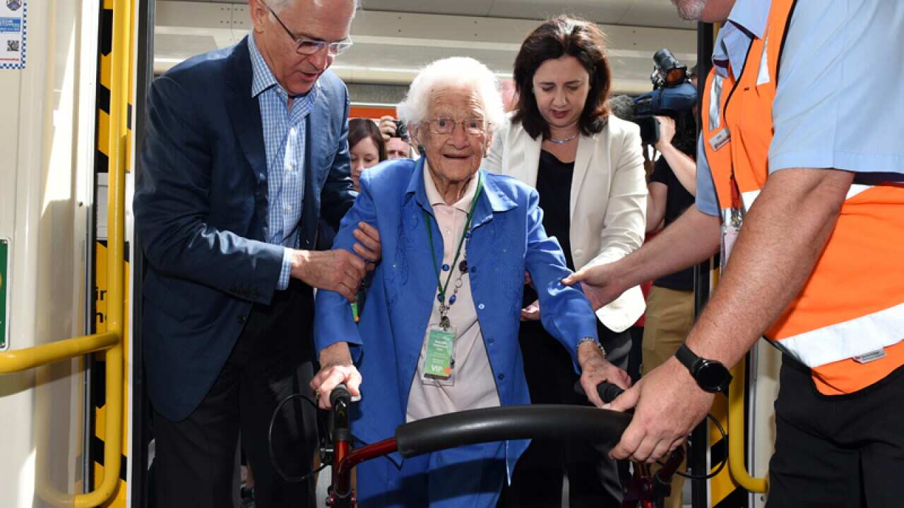 The opening of the new Redcliffe Peninsula railway line in Brisbane