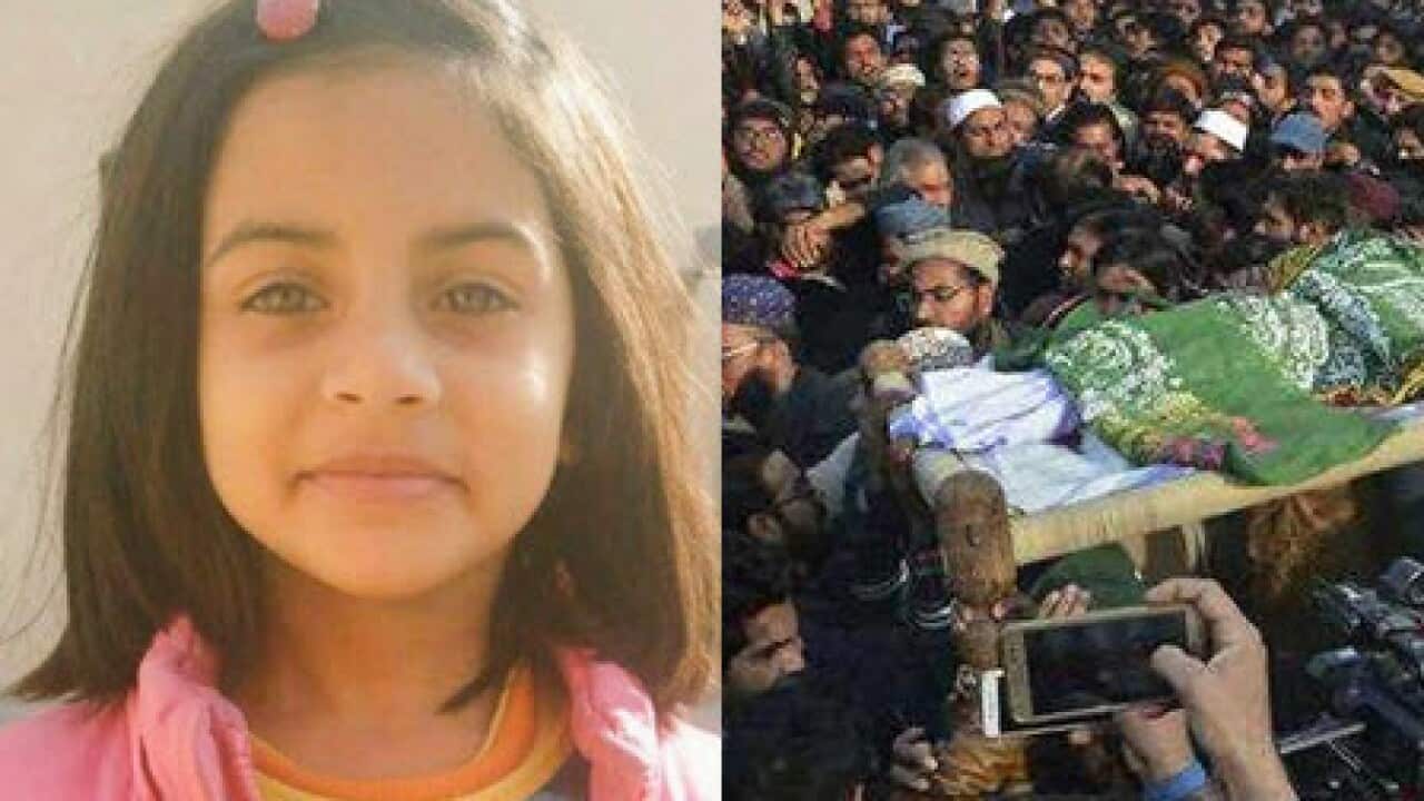 Seven-year-old Zainab was raped, strangled and dumped in a rubbish bin.