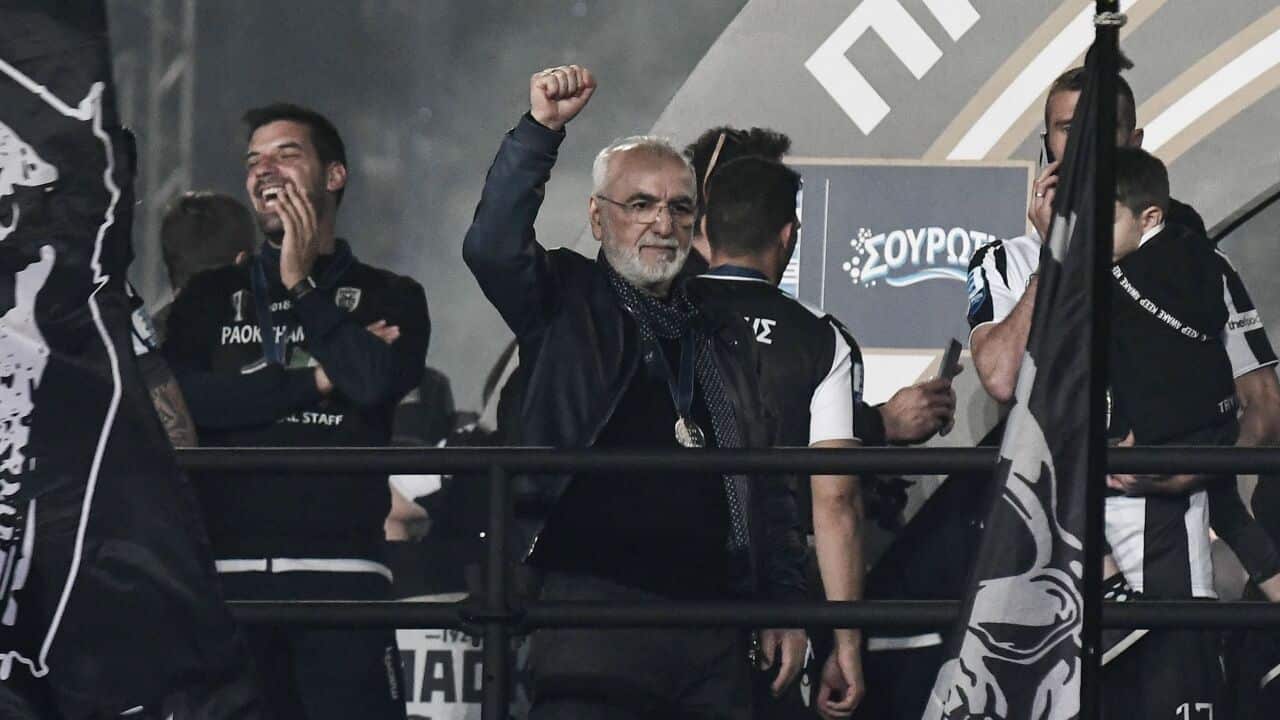 Ivan Savvidis, owner of Paok FC.