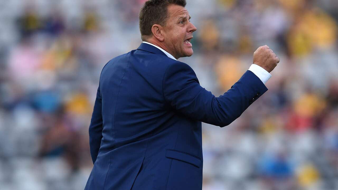 Central Coast Mariners Tony Walmsley Brisbane Roar Suncorp Stadium