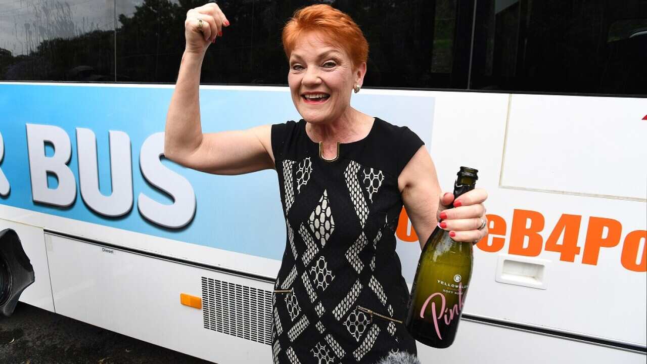Pauline Hanson launches her election campaign in Brisbane, her 'Battler Bus' is set to tour regional areas.