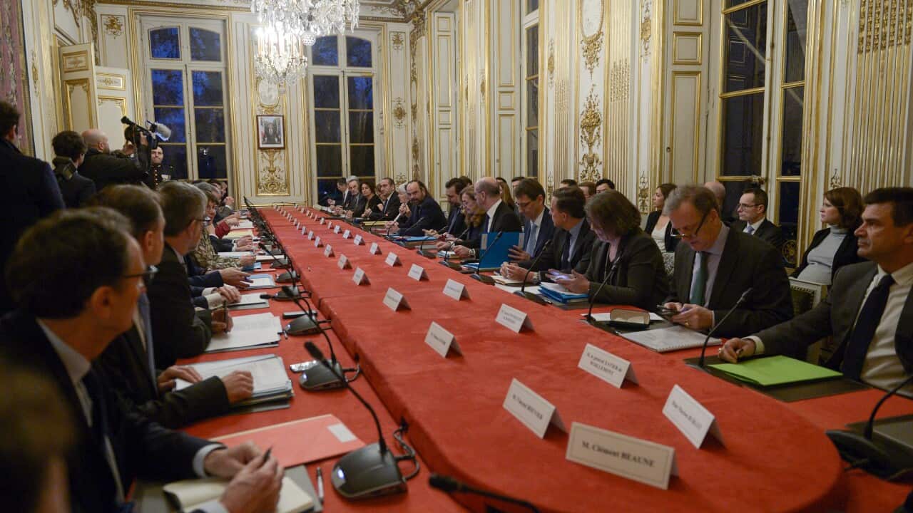 Prime Minister Edouard Philippe gathered the ministers concerned in preparation for Brexit.