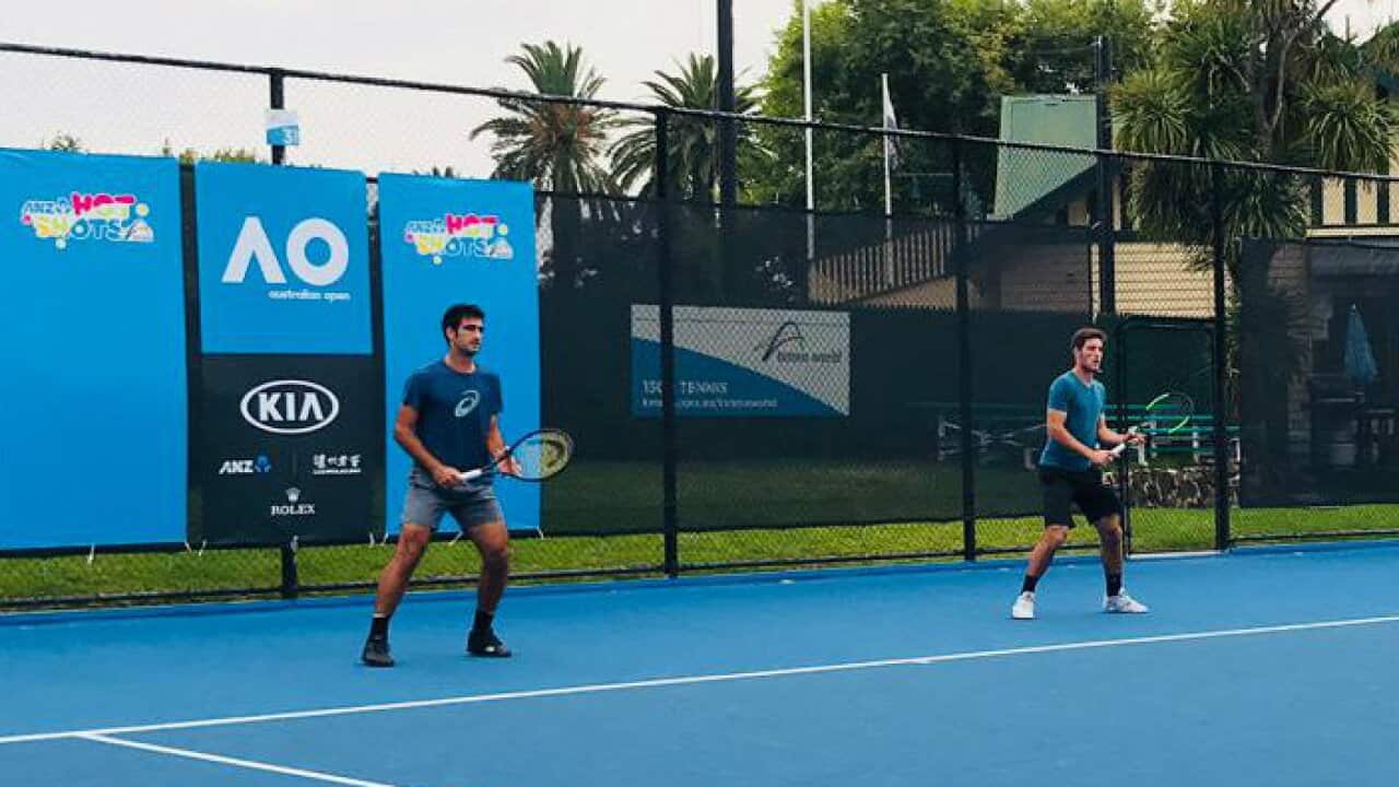 Turkish tennis player sibling Cem and Berk İlkel