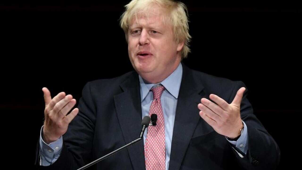 UK Foreign Secretary Boris Johnson