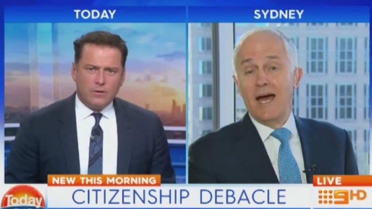 Prime Minister Malcolm Turnbull entered into a heated exchange with Karl Stefanovic.