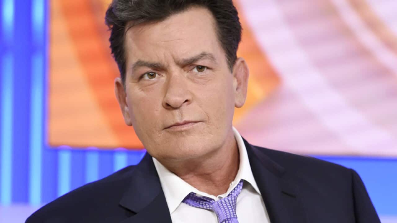 Actor Charlie Sheen.