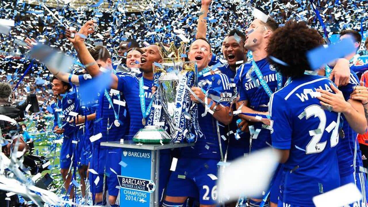 during the Barclays Premier League match between Chelsea and Sunderland at Stamford Bridge on May 24, 2015 in London, England.
