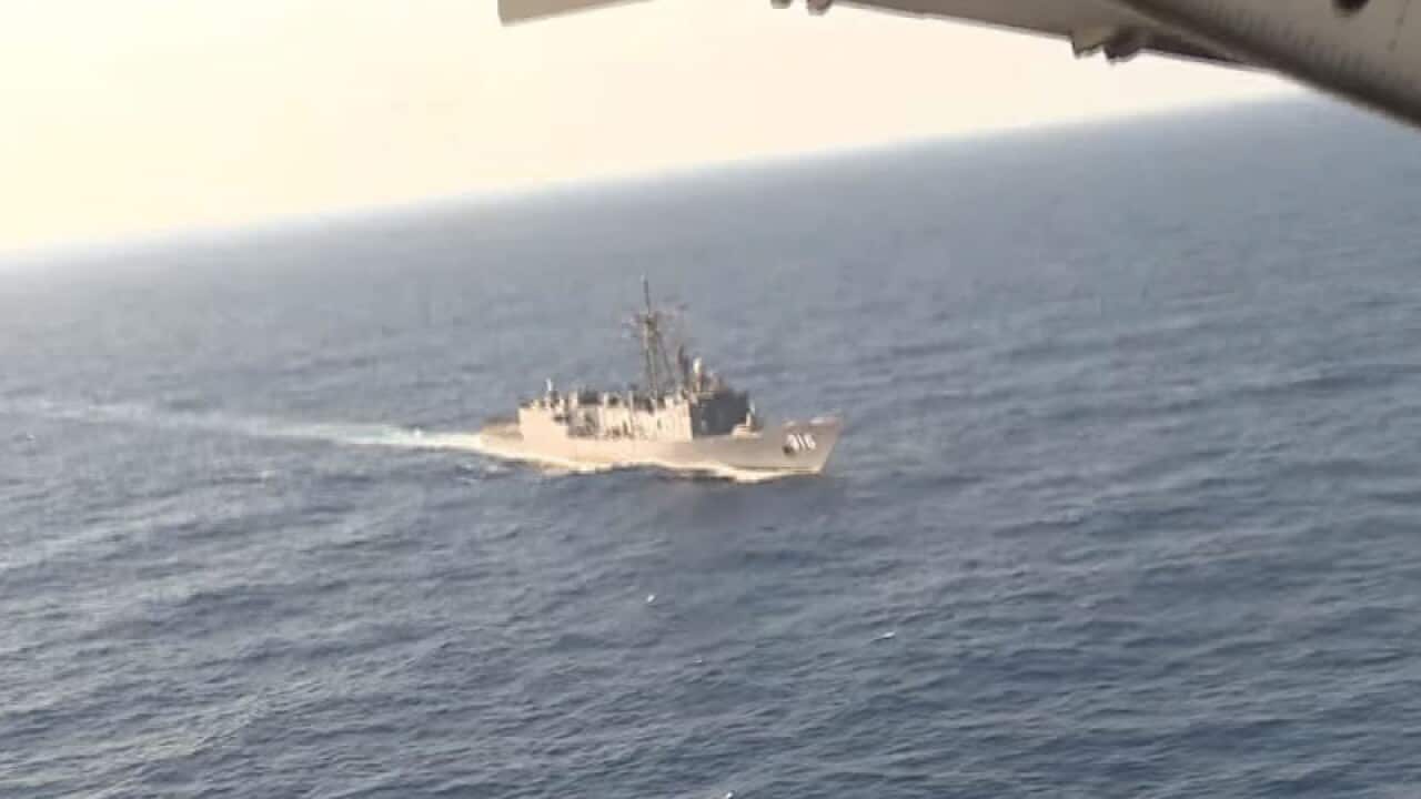 Egyptian Navy during a search for missing EgyptAir flight MS804
