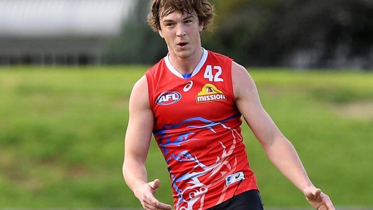 File image of Liam Picken in action during a team training session.
