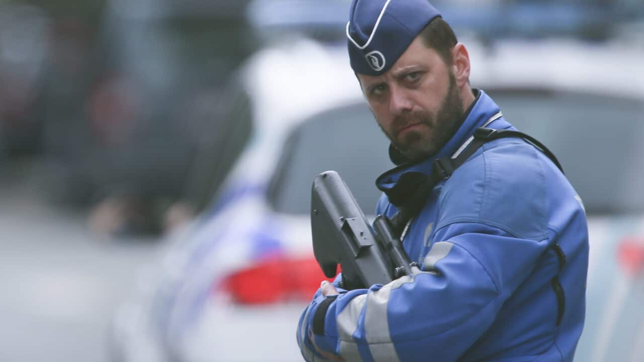 Belgian authorities have searched dozens of homes and charged three people over fears of an 'imminent' terror attack.
