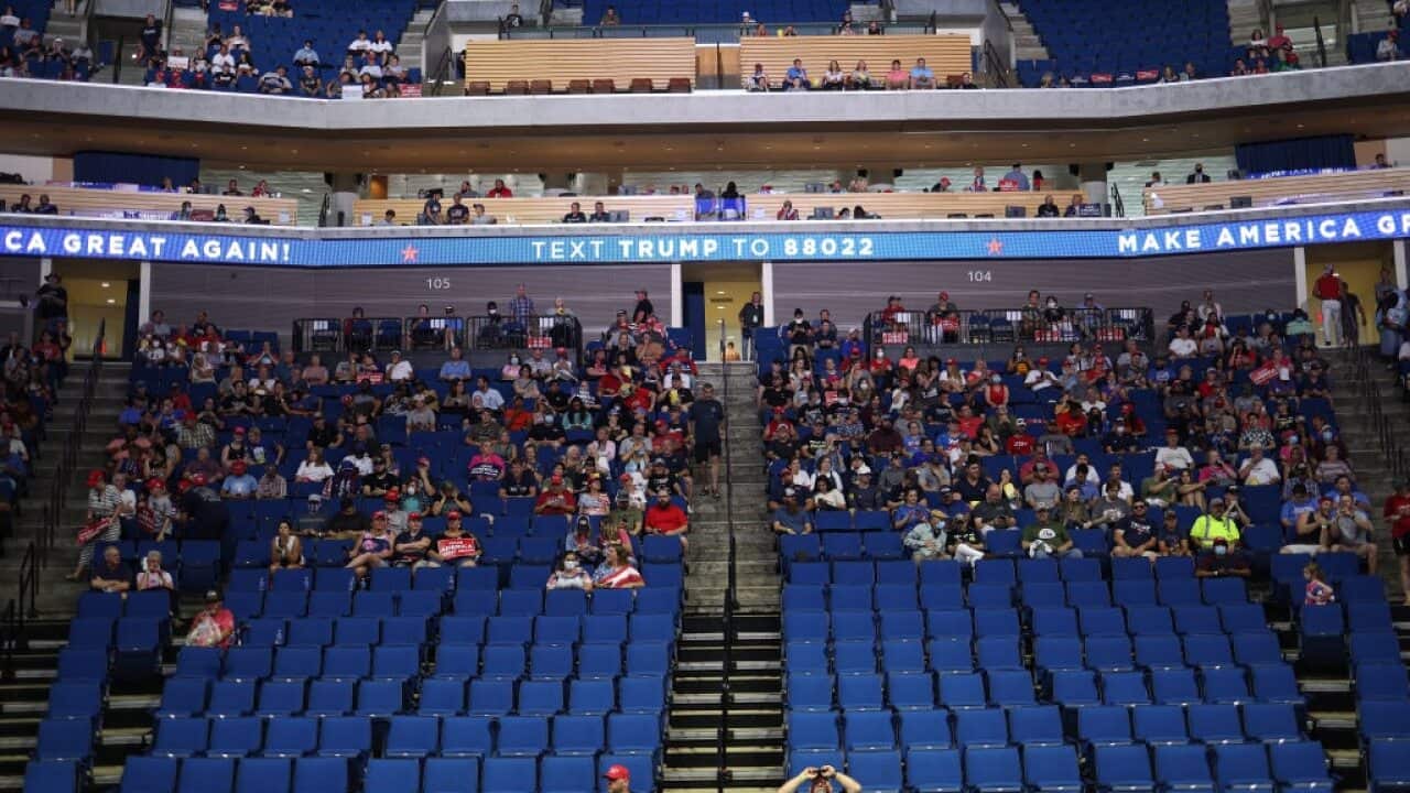 Donald Trump Holds Campaign Rally In Tulsa