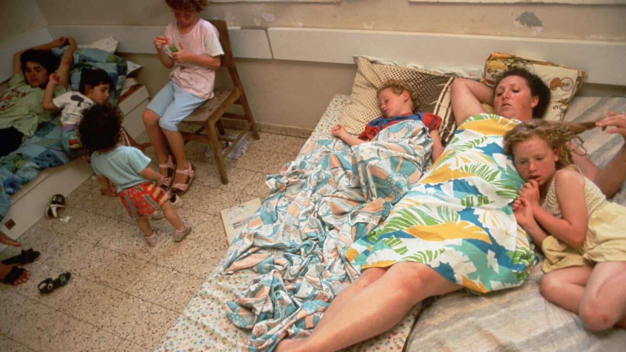 Mother and Child at Domestic Violence Shelter
