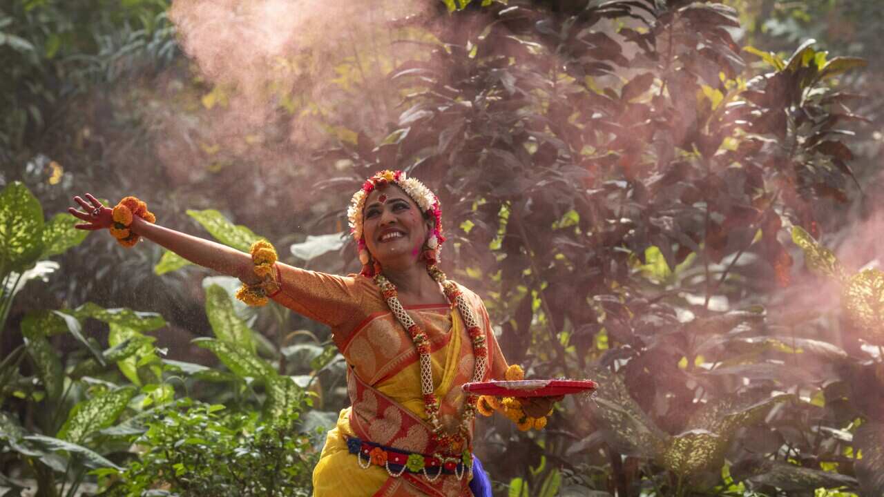 Pohela Falgun celebration in Dhaka, Bangladesh - 14 Feb 2024